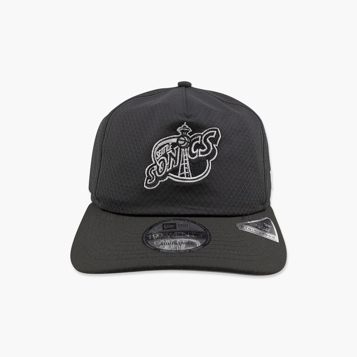Seattle SuperSonics Black Diamond Mesh Trucker Snapback