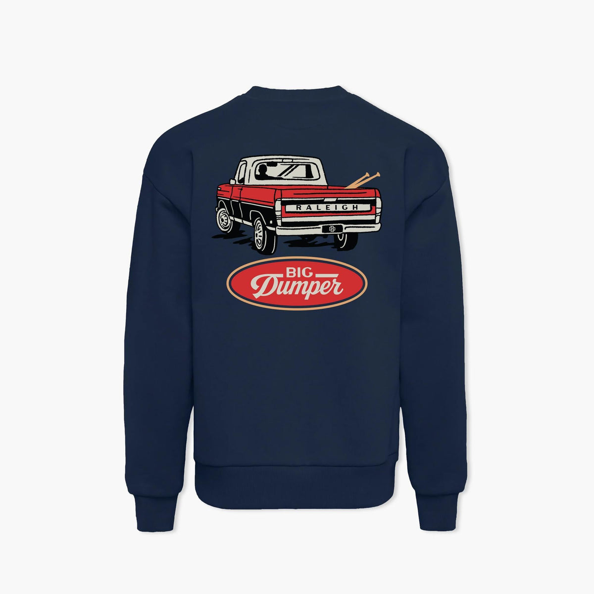 The Blue Collar Navy Crewneck, Big Dumper Collection
