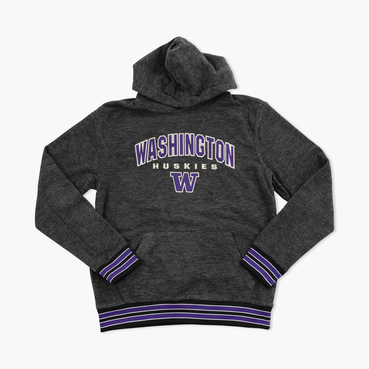 Washington Huskies Arched Charcoal Hoodie