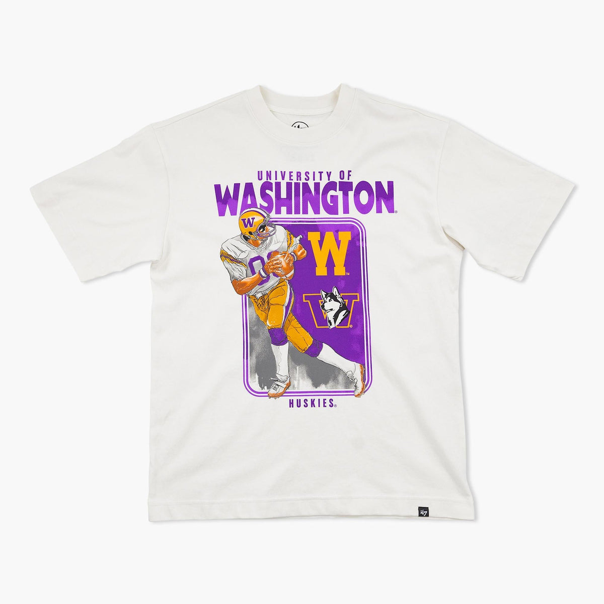 Washington Huskies Sandstone Playbrush Foundation T-Shirt
