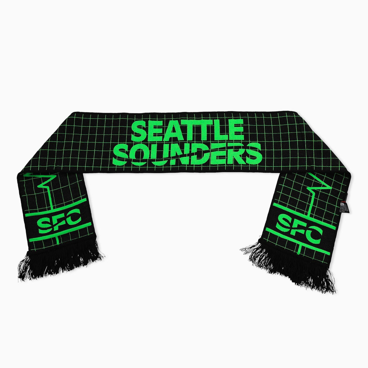Seattle Sounders Blackout Neon Rally Scarf