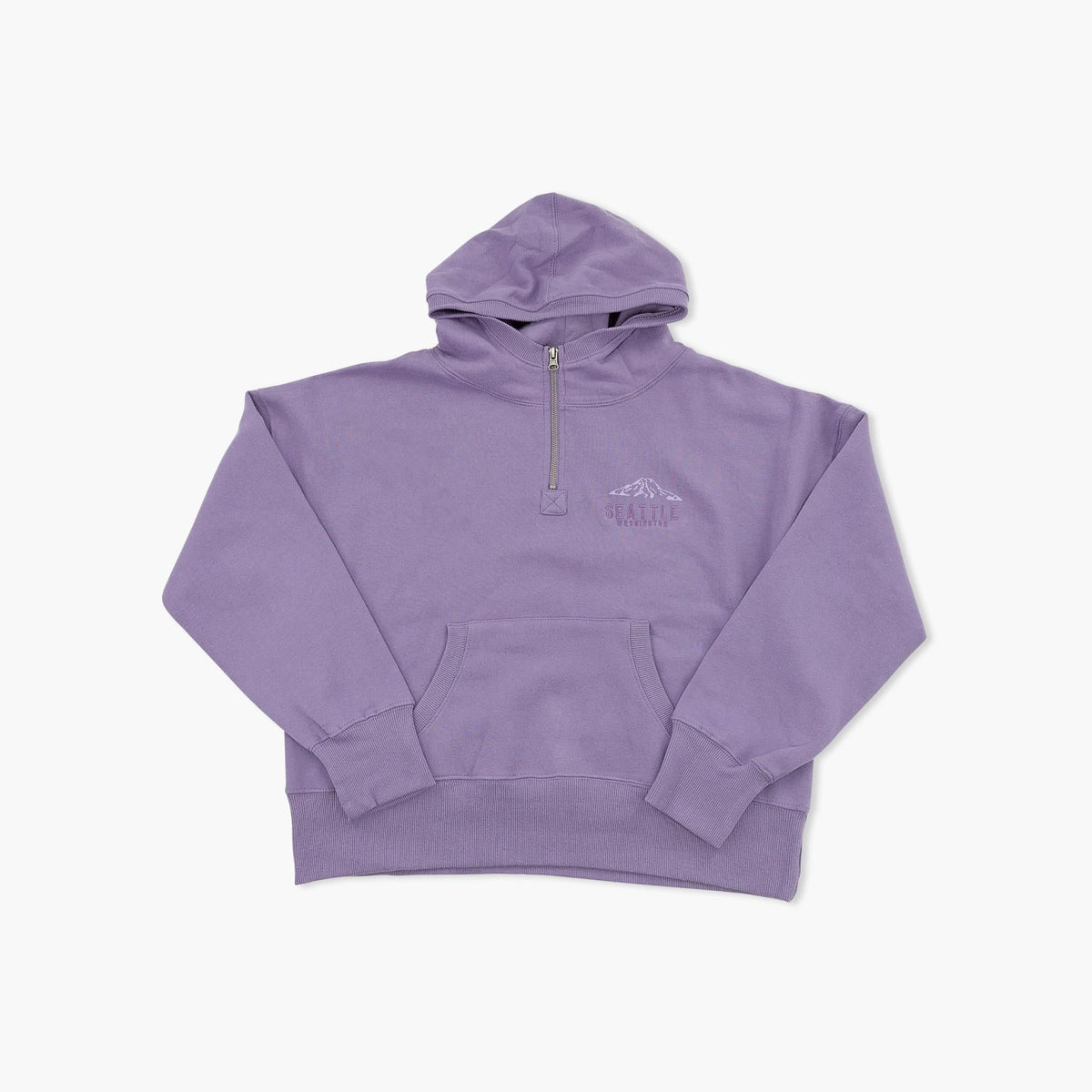 Tanbark Mountain Dusk Seattle Womens 1/4 Zip