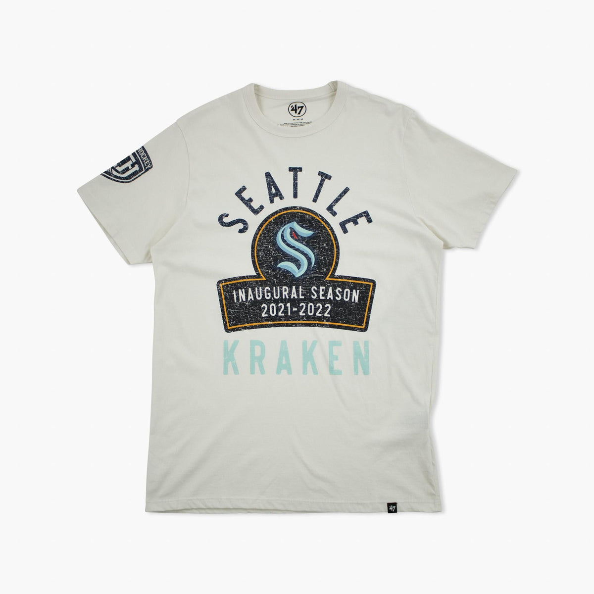 Seattle Kraken Old Time Hockey Sandstone T-Shirt