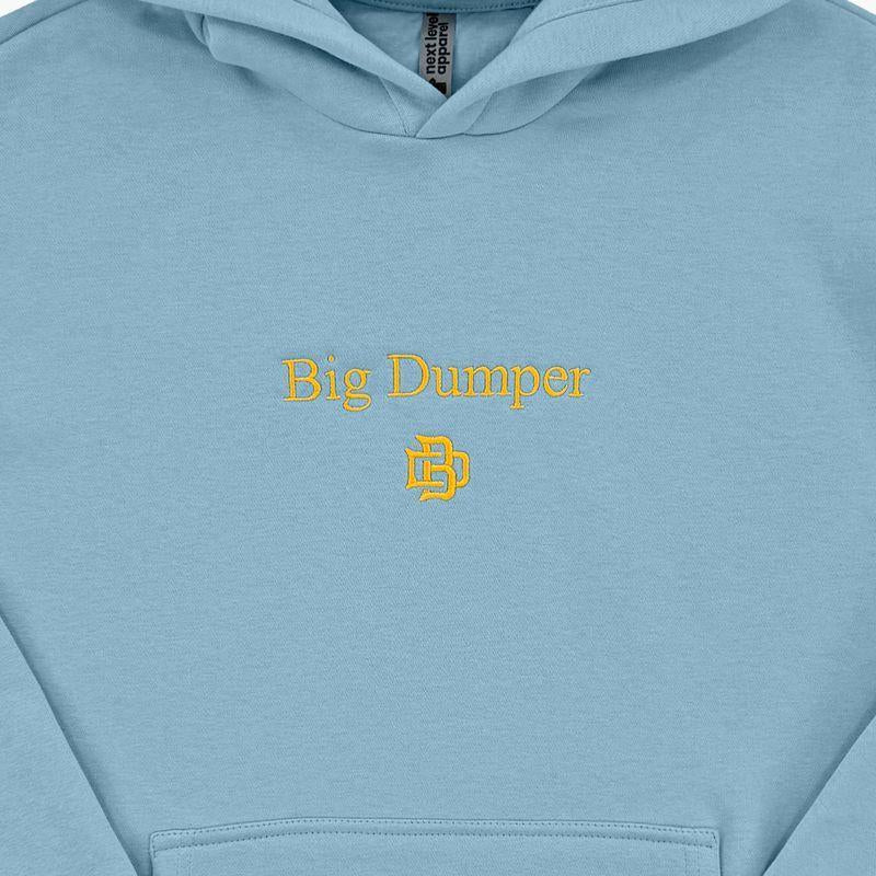 The Essential BD Powder Blue Hoodie, Big Dumper Drop 2