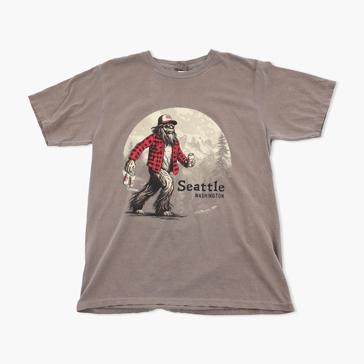 Bigfoot Stole My Beer Cigar Seattle T-Shirt
