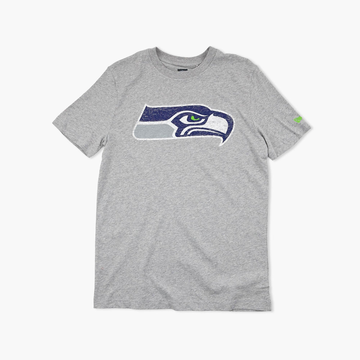 Seattle Seahawks Heather Grey Primary Logo T-Shirt