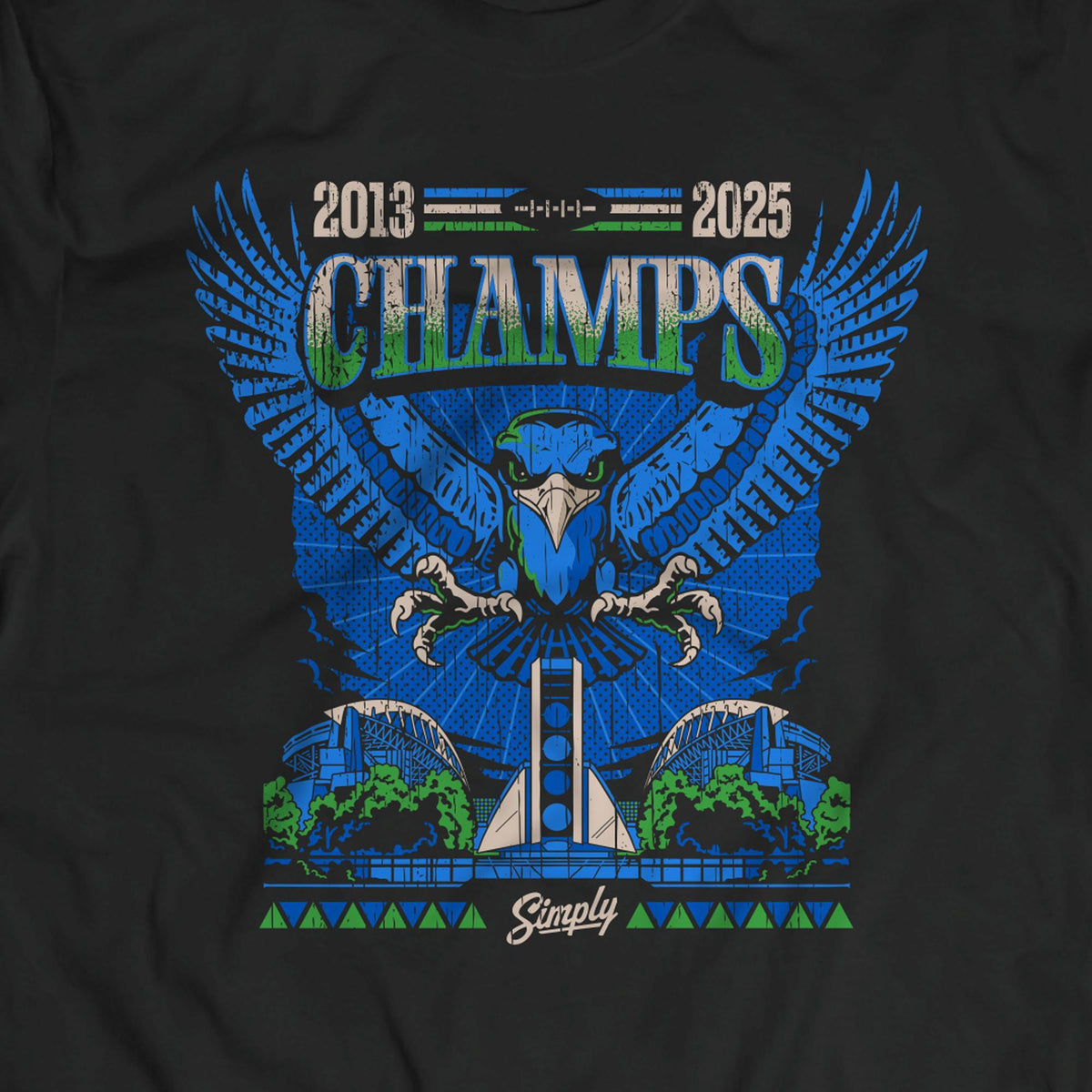 Wings of Victory Legacy Black T-Shirt