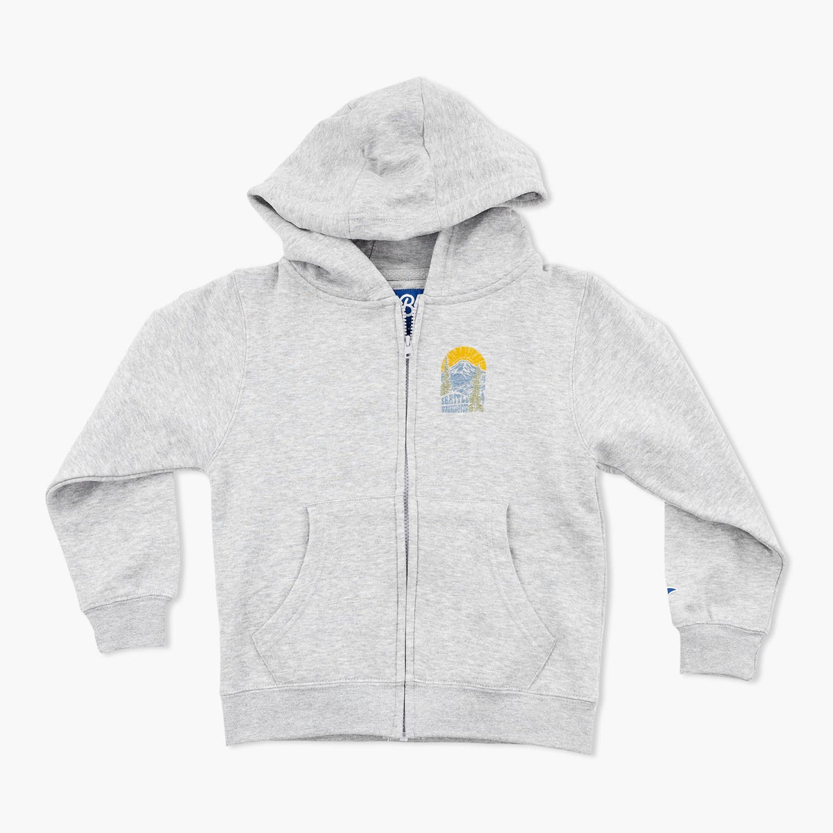 Gemmeous Heather Seattle Youth Full Zip Hoodie