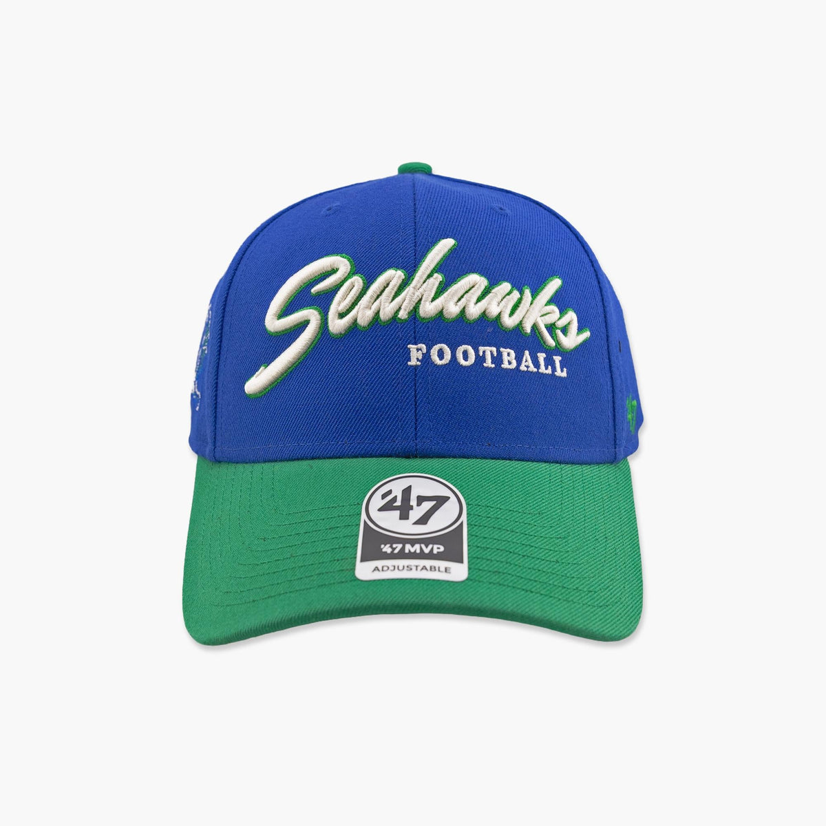 Seattle Seahawks Royal KO Script MVP Adjustable Hat