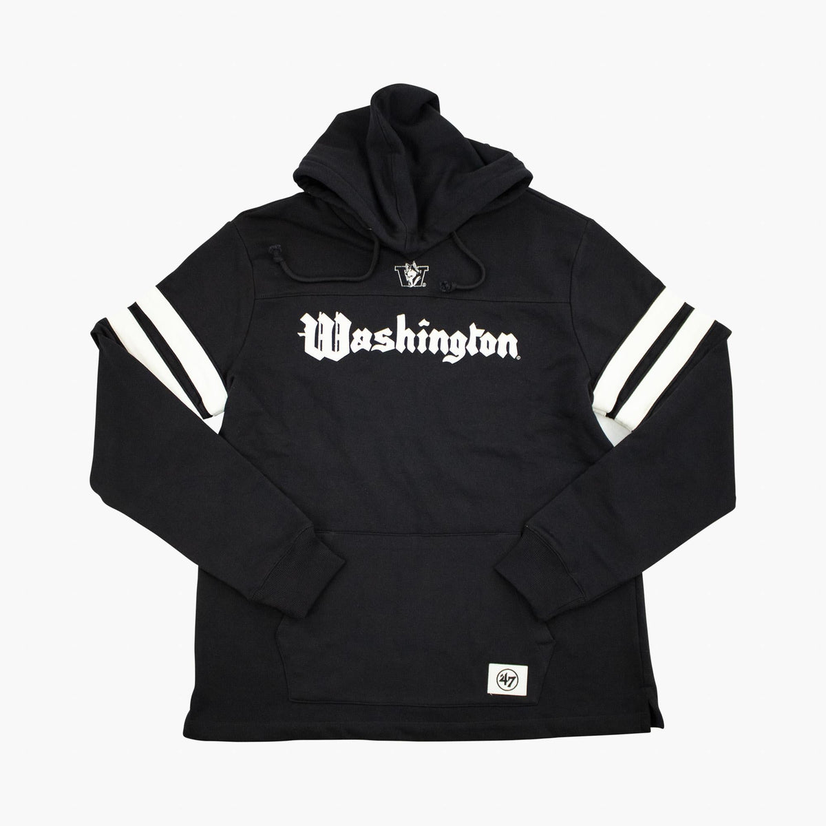 Washington Huskies Flint Black Quick Switch Cornerback Hoodie