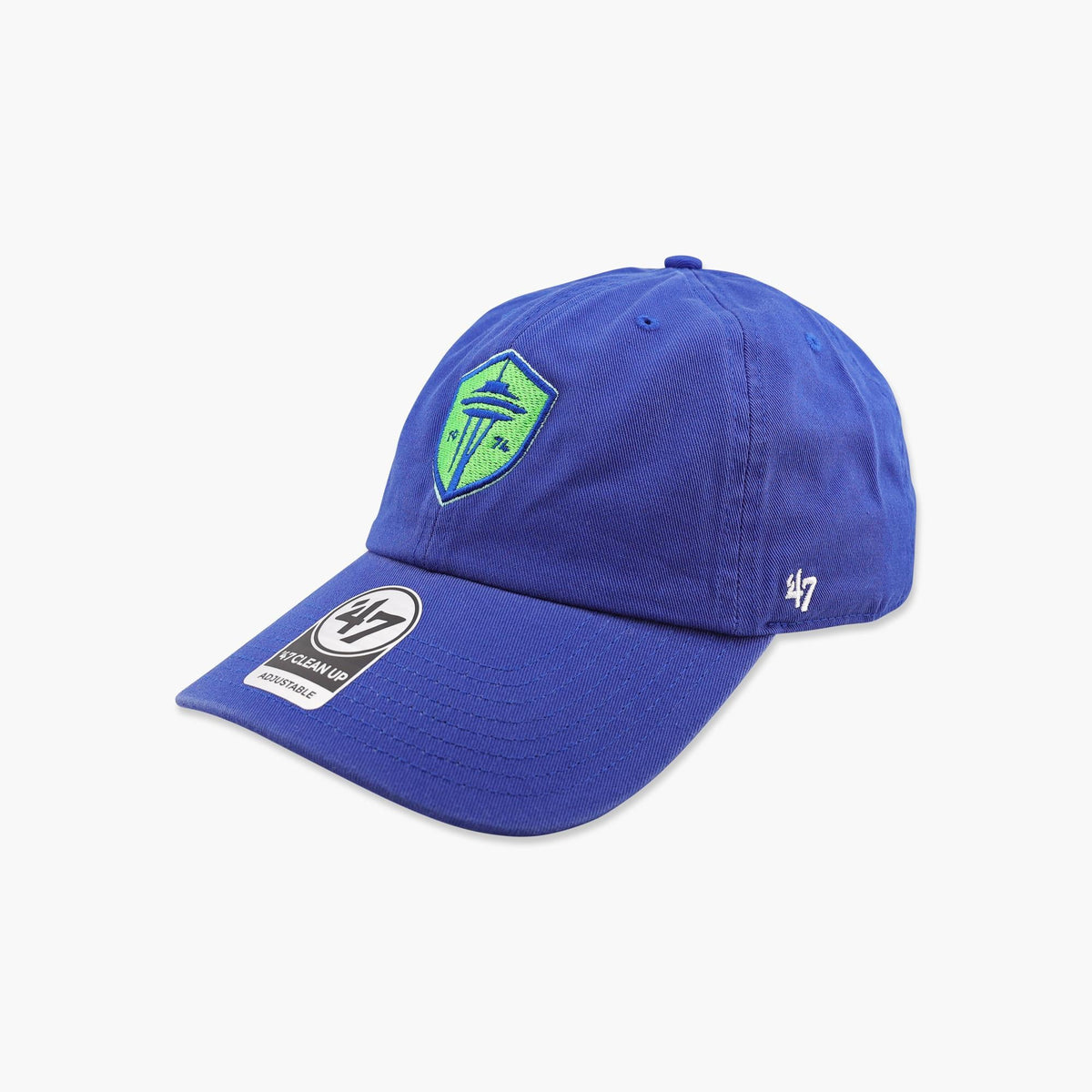 Seattle Sounders Royal Clean Up Adjustable Hat