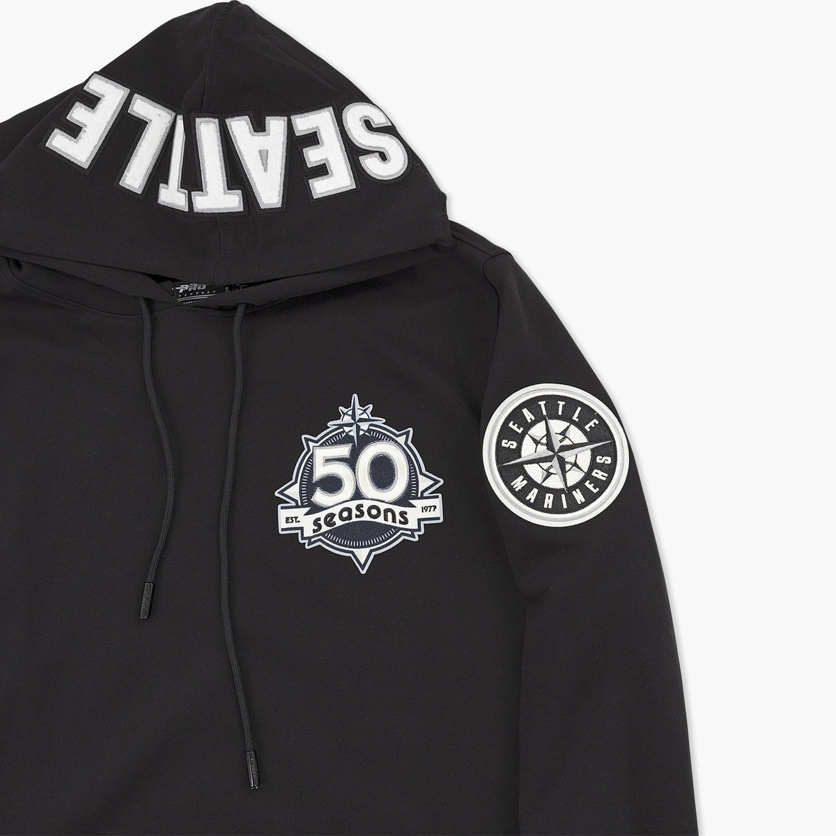 Seattle Mariners 50th Season Black Hoodie