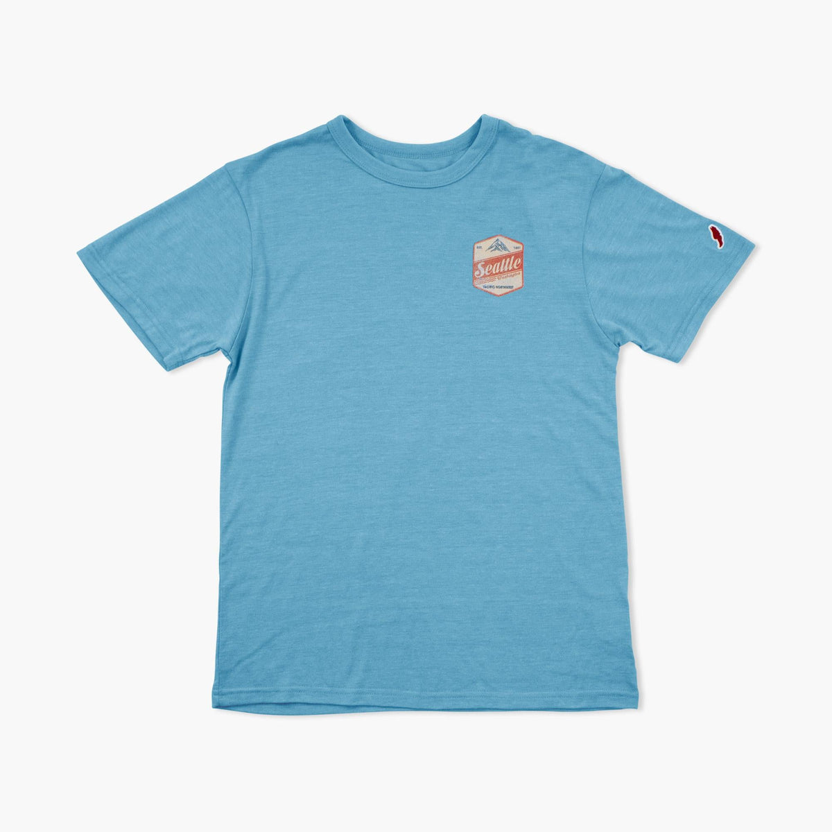 Badge Of Honor Powder Blue Seattle T-Shirt