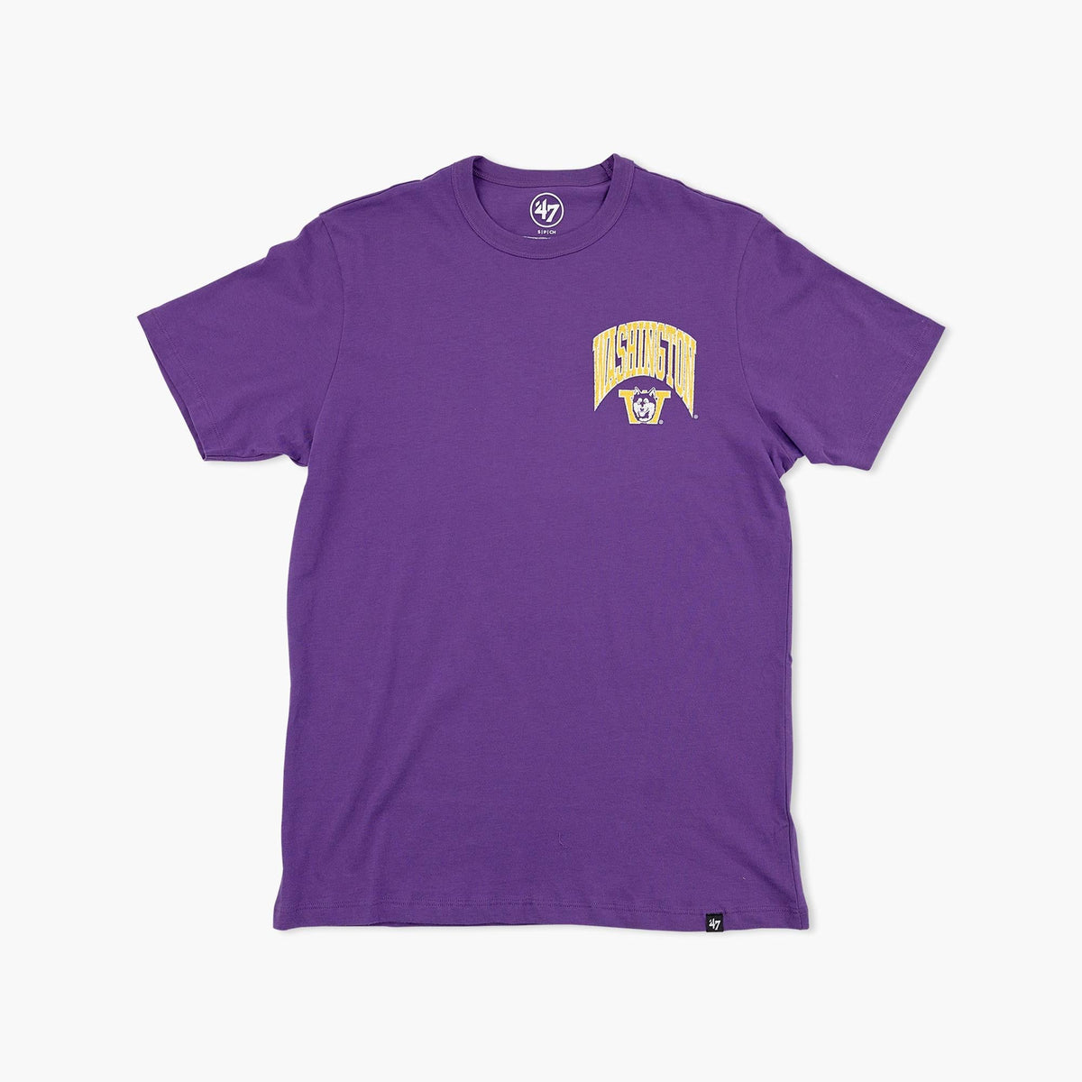 Washington Huskies Purple Arched Pass Franklin T-Shirt