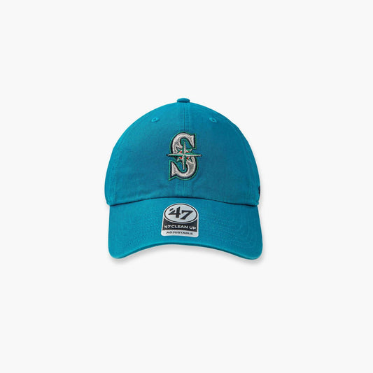 Seattle Mariners Teal Clean Up Adjustable Hat