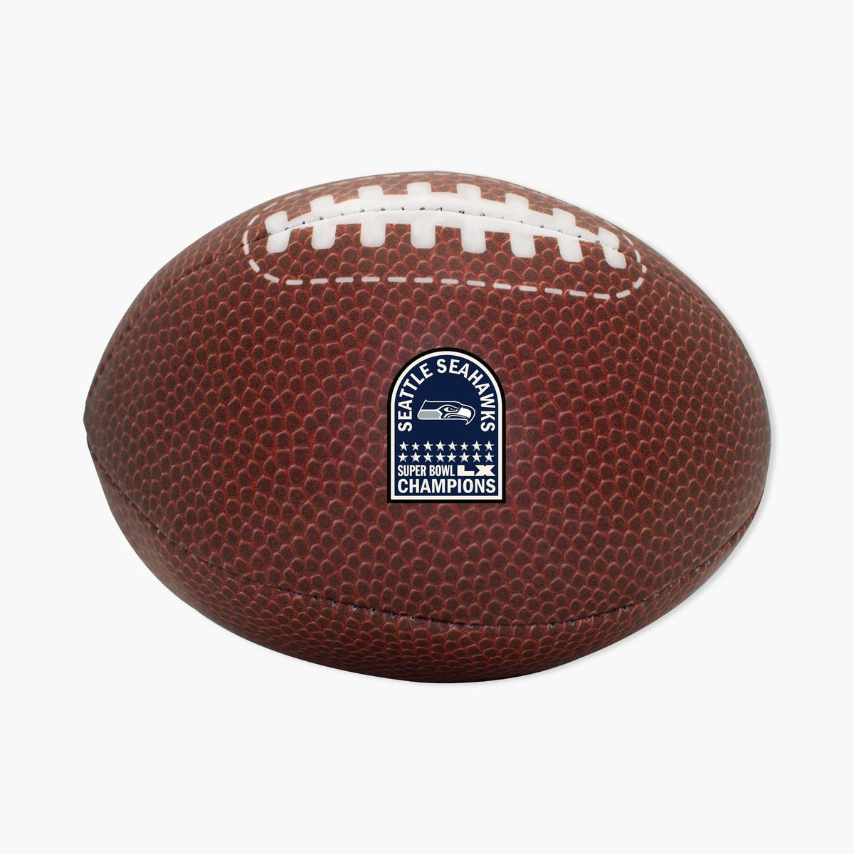 Seattle Seahawks Super Bowl LX Champions Plush Mini Football