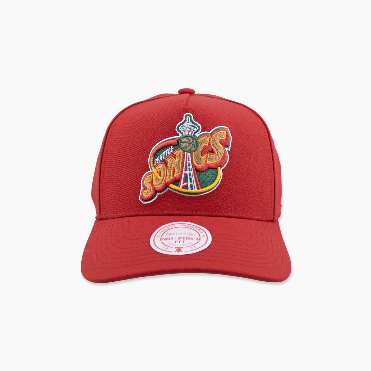 Seattle SuperSonics Red Space Needle Pro Crown Snapback