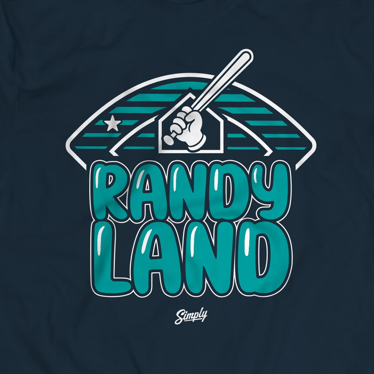 Randy Land Navy T-Shirt