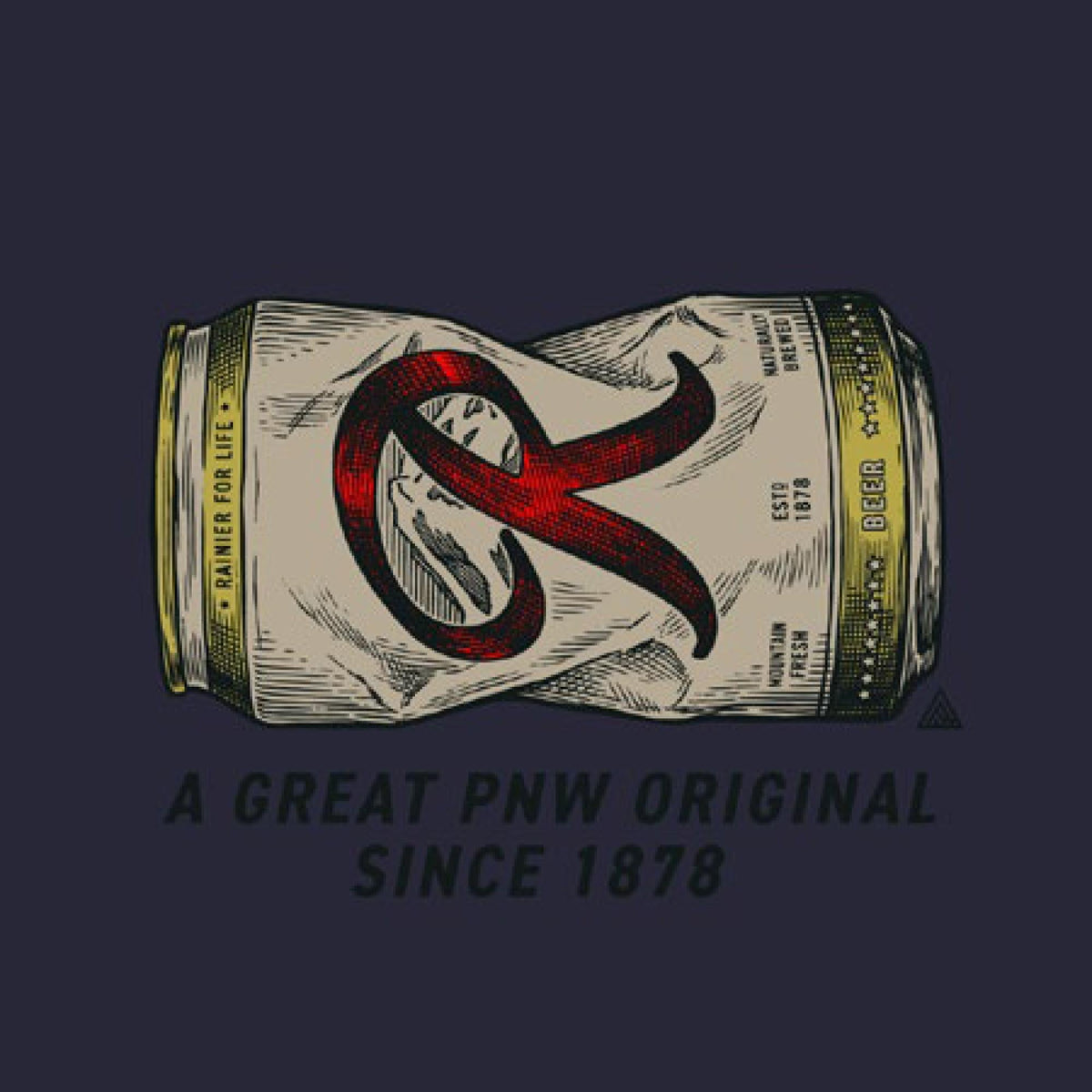 Rainier Beer Navy Daily T-Shirt