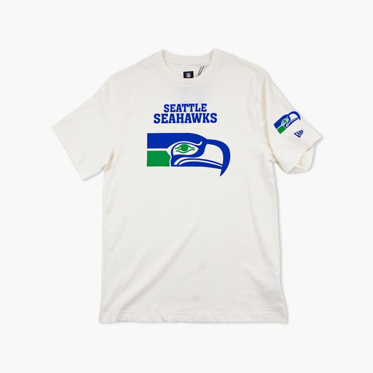 Seattle Seahawks Cream Statement Throwback T-Shirt