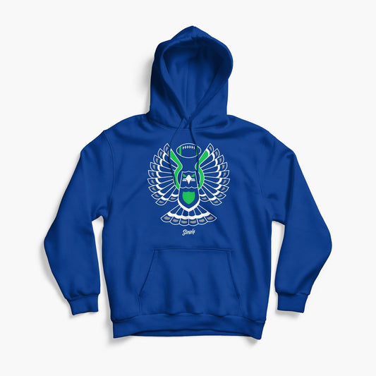 Touchdown Hawk Retro Royal Hoodie