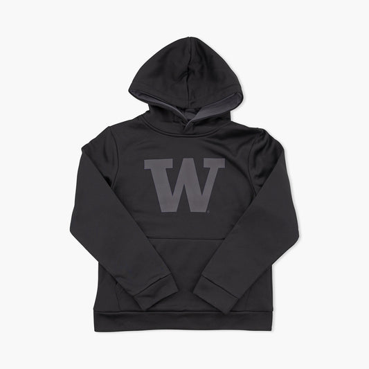 Washington Huskies Blackout Stealth Youth Hoodie