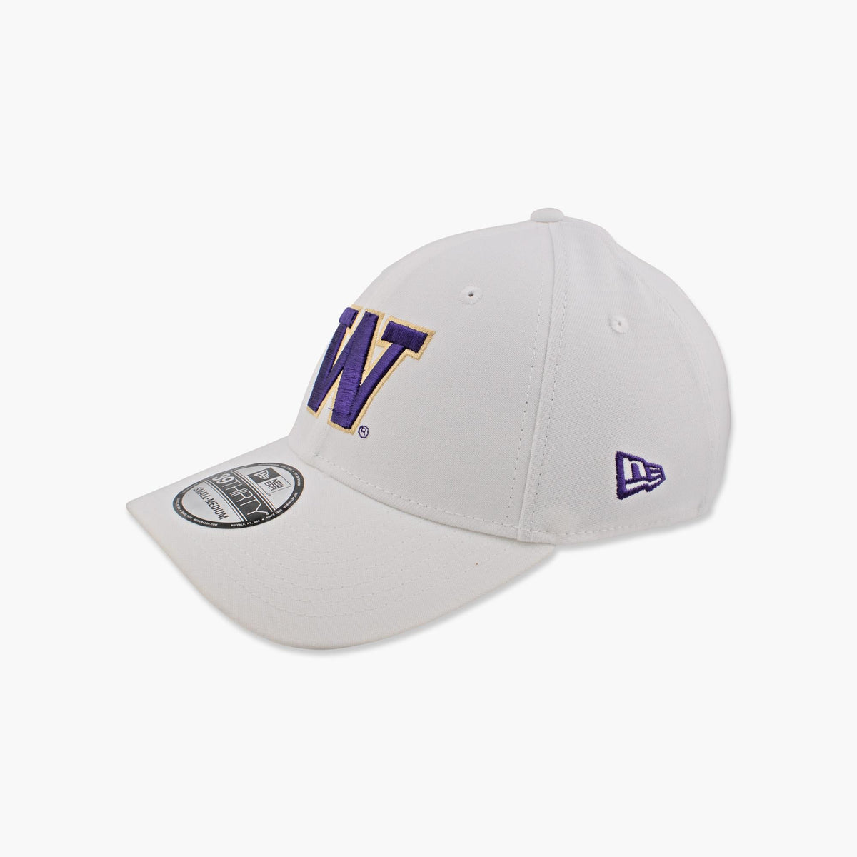 Washington Huskies White Primary Logo FlexFit Hat