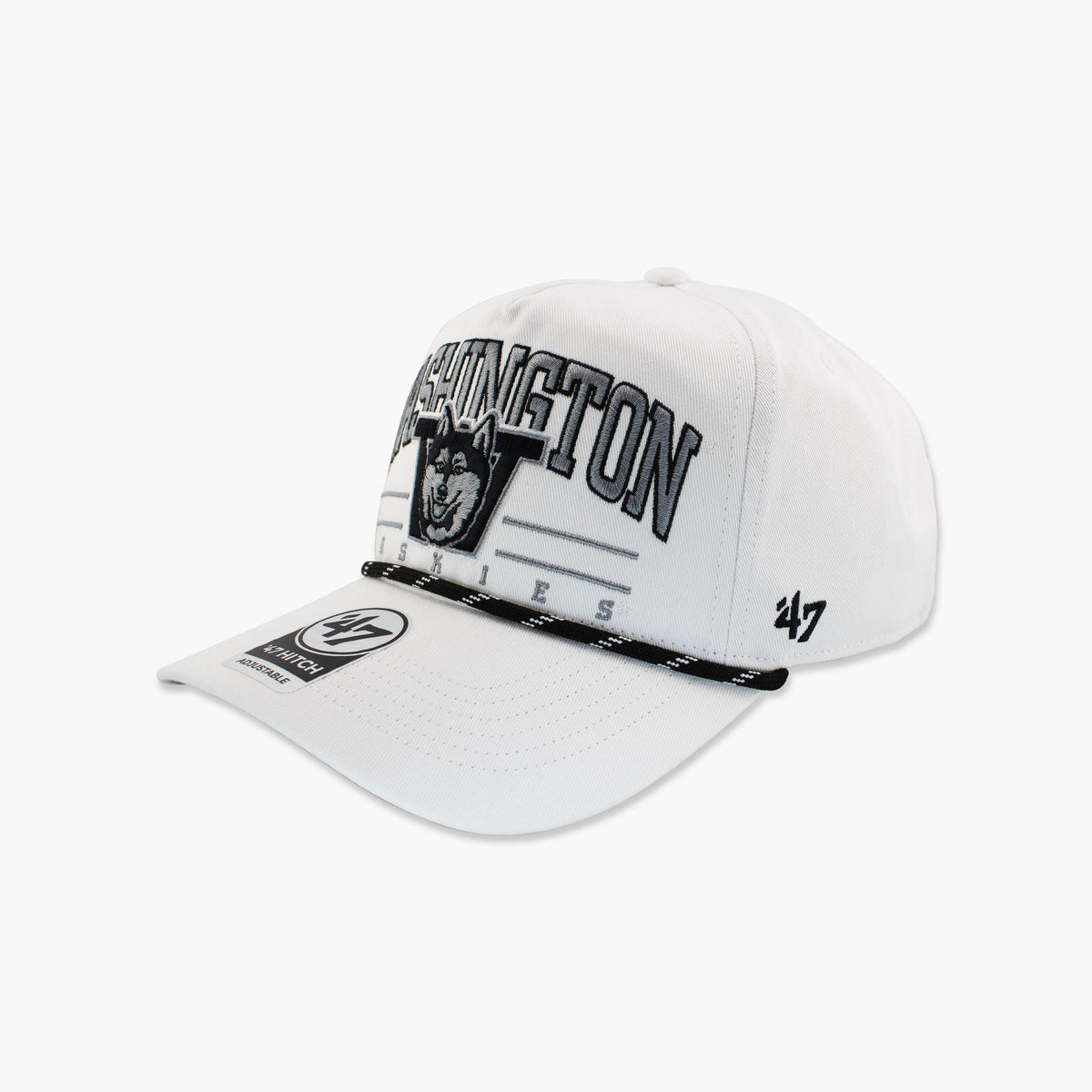 Washington Huskies Roscoe Speckle White Hitch Snapback
