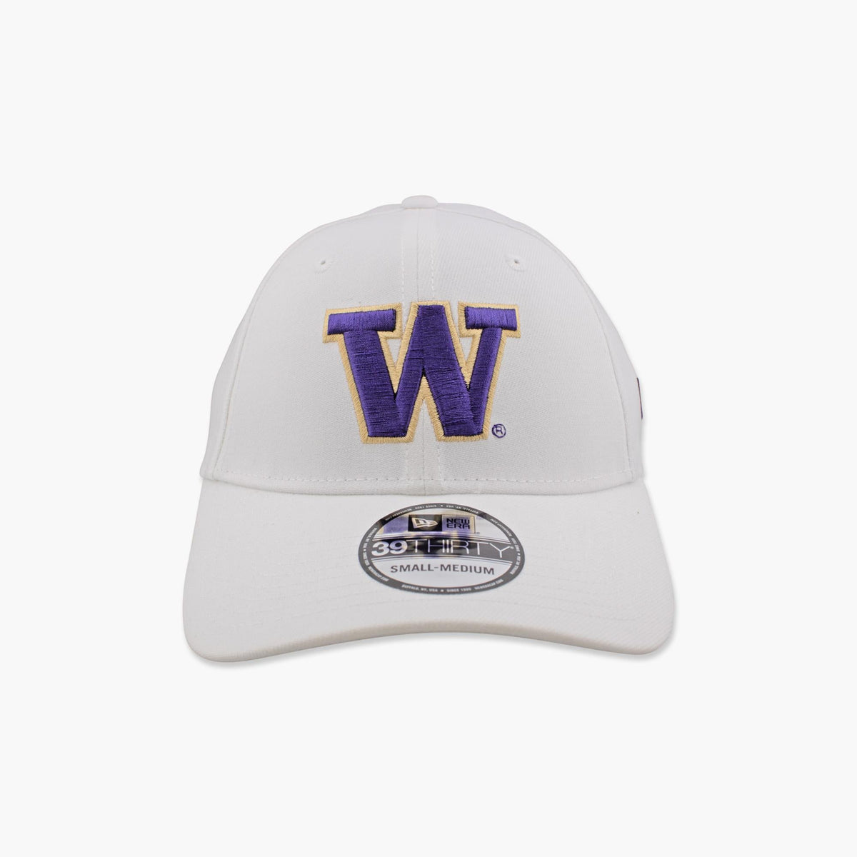 Washington Huskies White Primary Logo FlexFit Hat