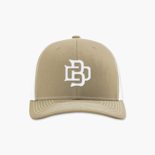 The BD Monogram Trucker Hat, Big Dumper Collection