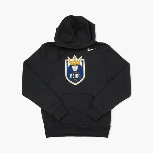 Seattle Reign Black Primary Logo Fleece Hoodie