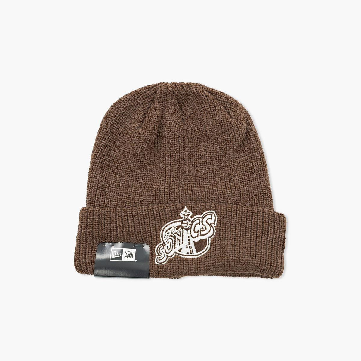 Seattle SuperSonics Space Needle Brown Knit Beanie