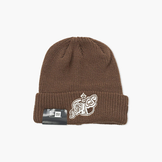 Seattle SuperSonics Space Needle Brown Knit Beanie