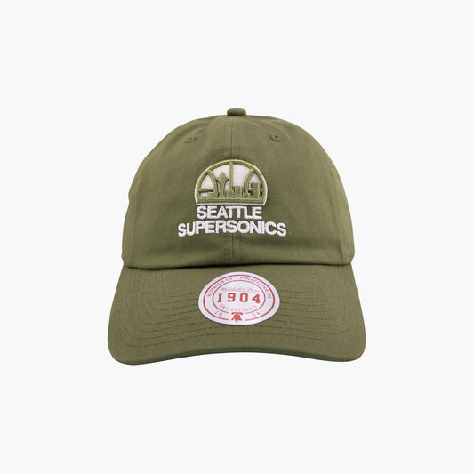 Seattle SuperSonics Olive Tonal Adjustable Hat