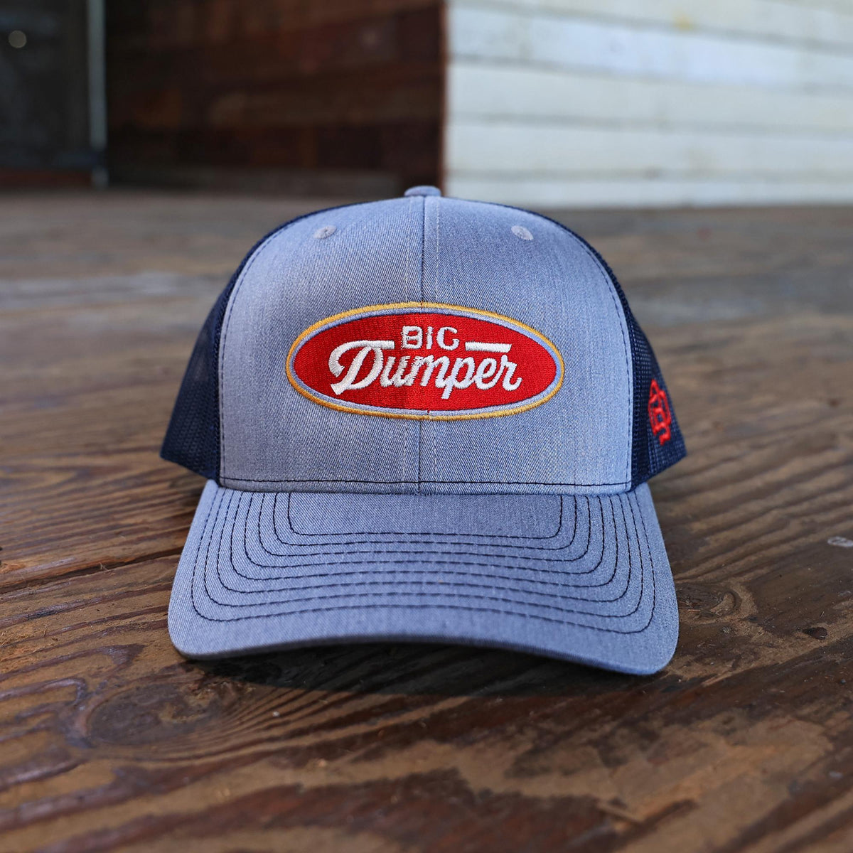 The Big Dumper Badge Trucker Hat, Big Dumper Collection