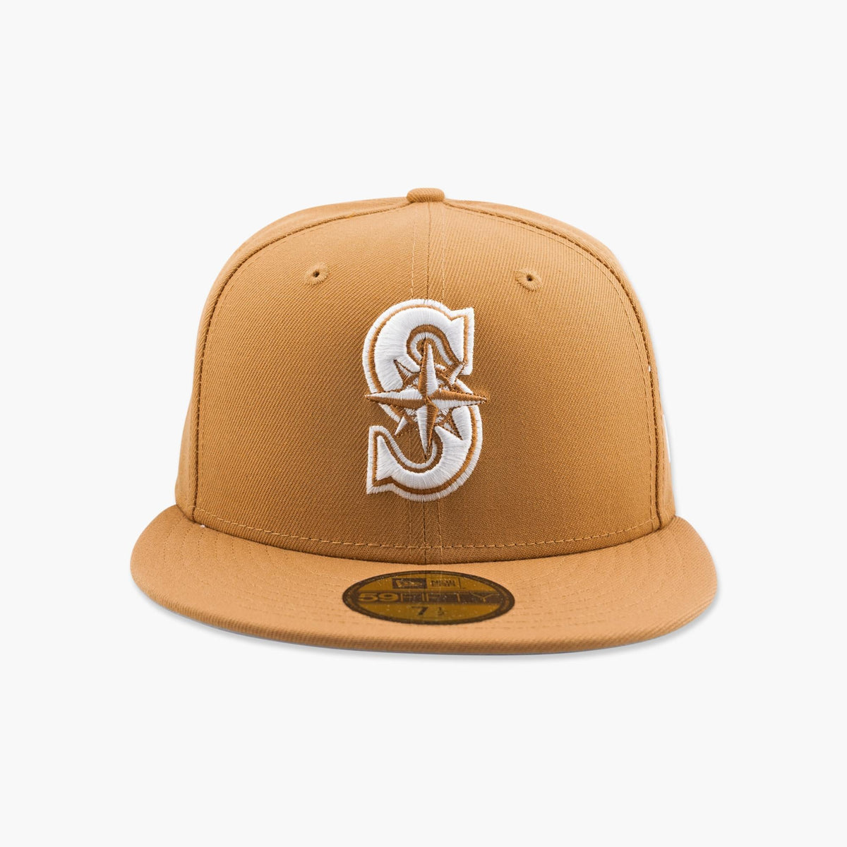 Seattle Mariners Bronze Primary Logo Fitted Hat
