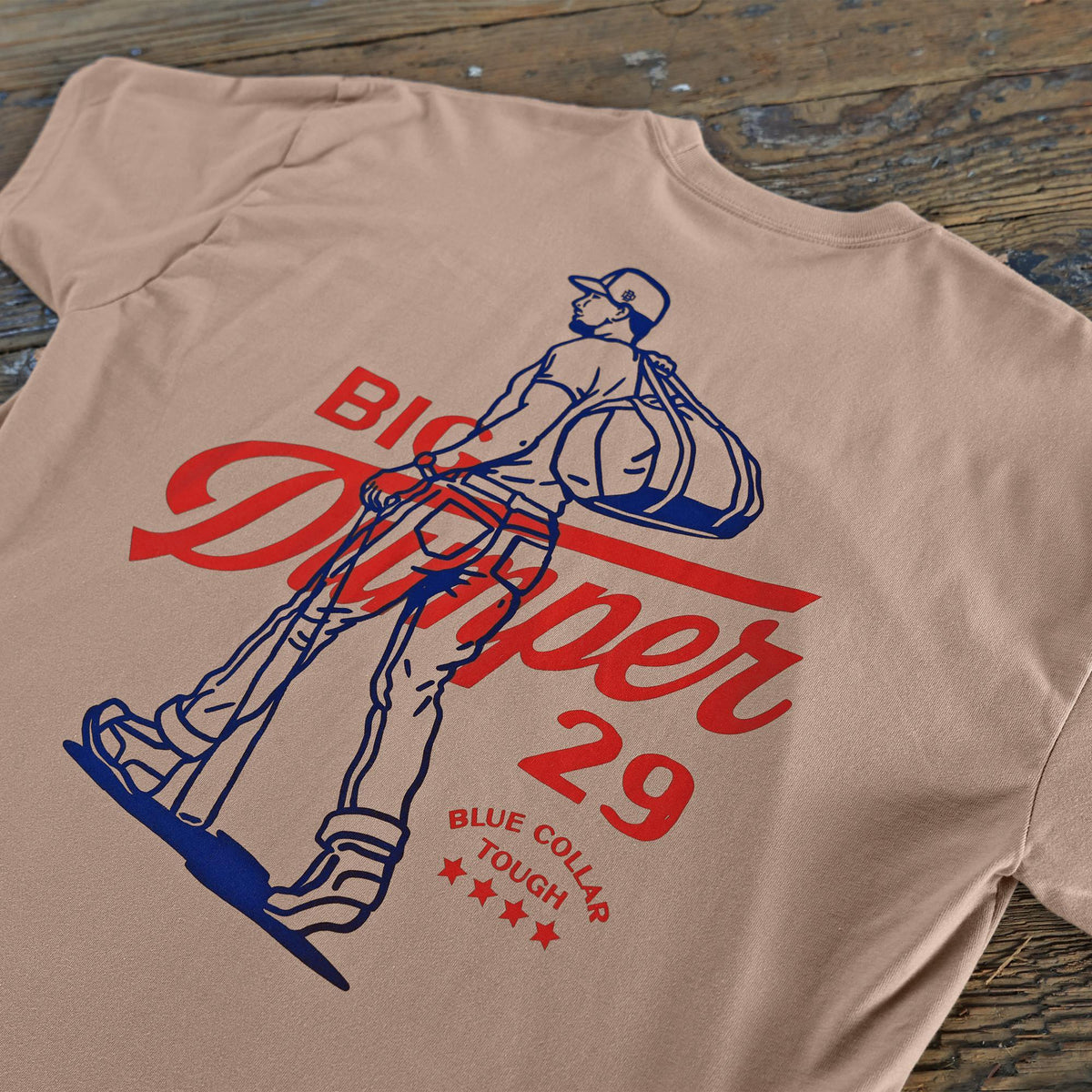 The Gameday Tan T-Shirt, Big Dumper Collection