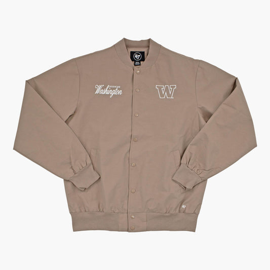 Washington Huskies Portabella Euro Step Twill Bomber Jacket