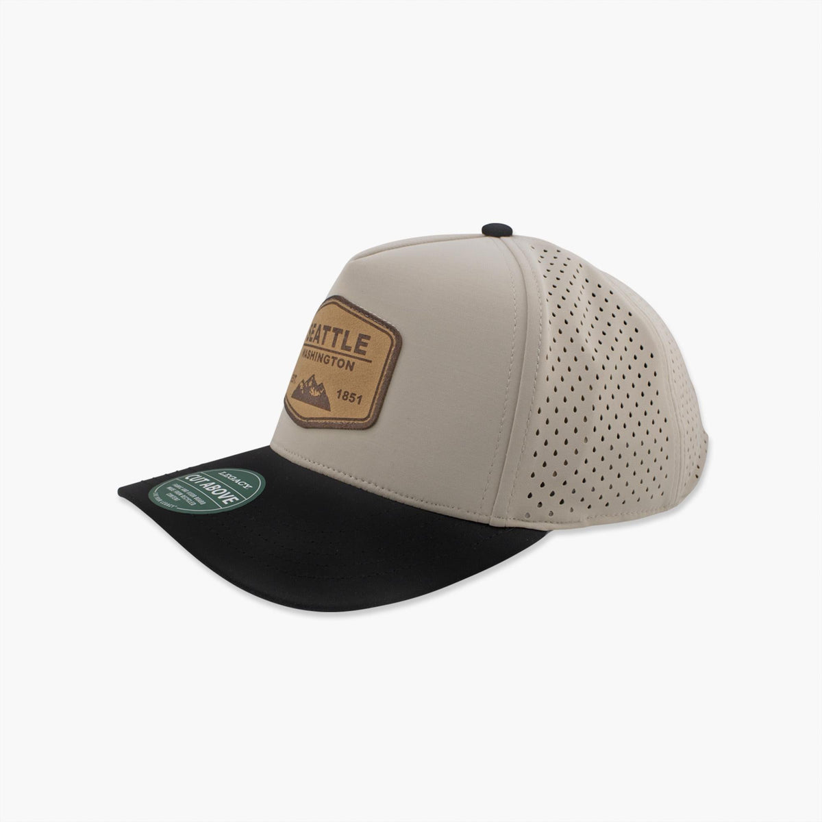 Practice Stone/Black Seattle Snapback