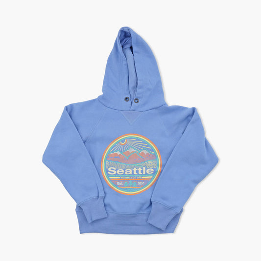 Indestructible Periwinkle Seattle Youth Hoodie