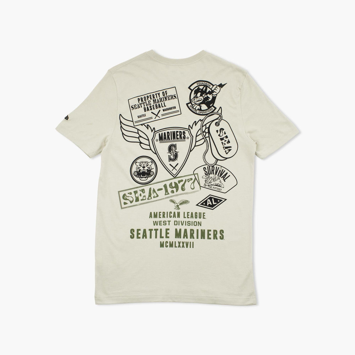 Seattle Mariners Sand Tactical Supply T-Shirt