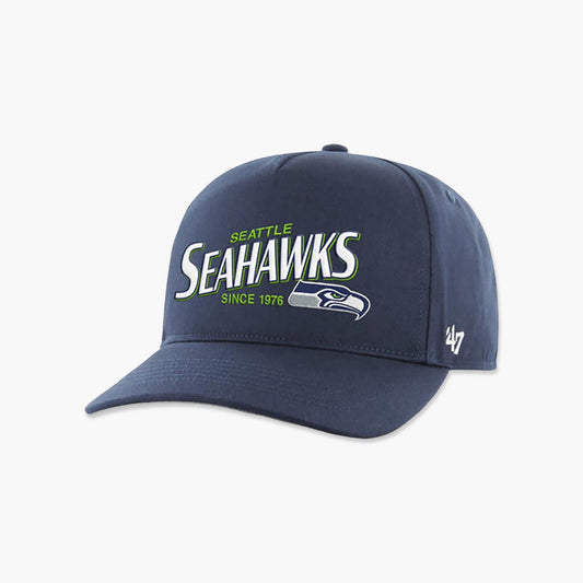 Seattle Seahawks Iconic Navy Hitch Snapback