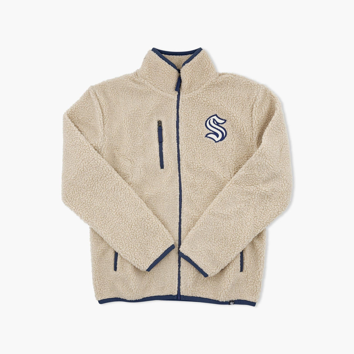 Seattle Kraken Oatmeal Stowe Full-Zip Jacket