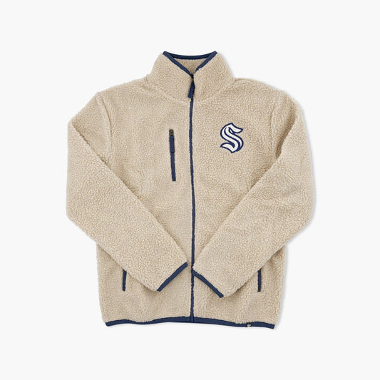 Seattle Kraken Oatmeal Stowe Full-Zip Jacket