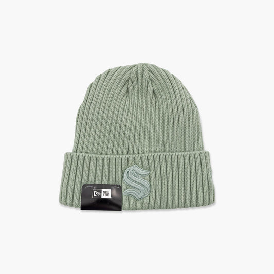 Seattle Kraken Sage Green Tonal Knit Beanie