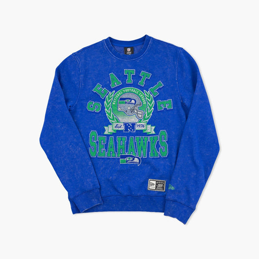 Seattle Seahawks Royal 1976 Legacy Crewneck