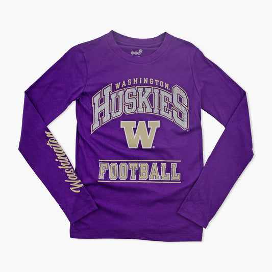 Washington Huskies Big Timer Youth Long Sleeve T-Shirt
