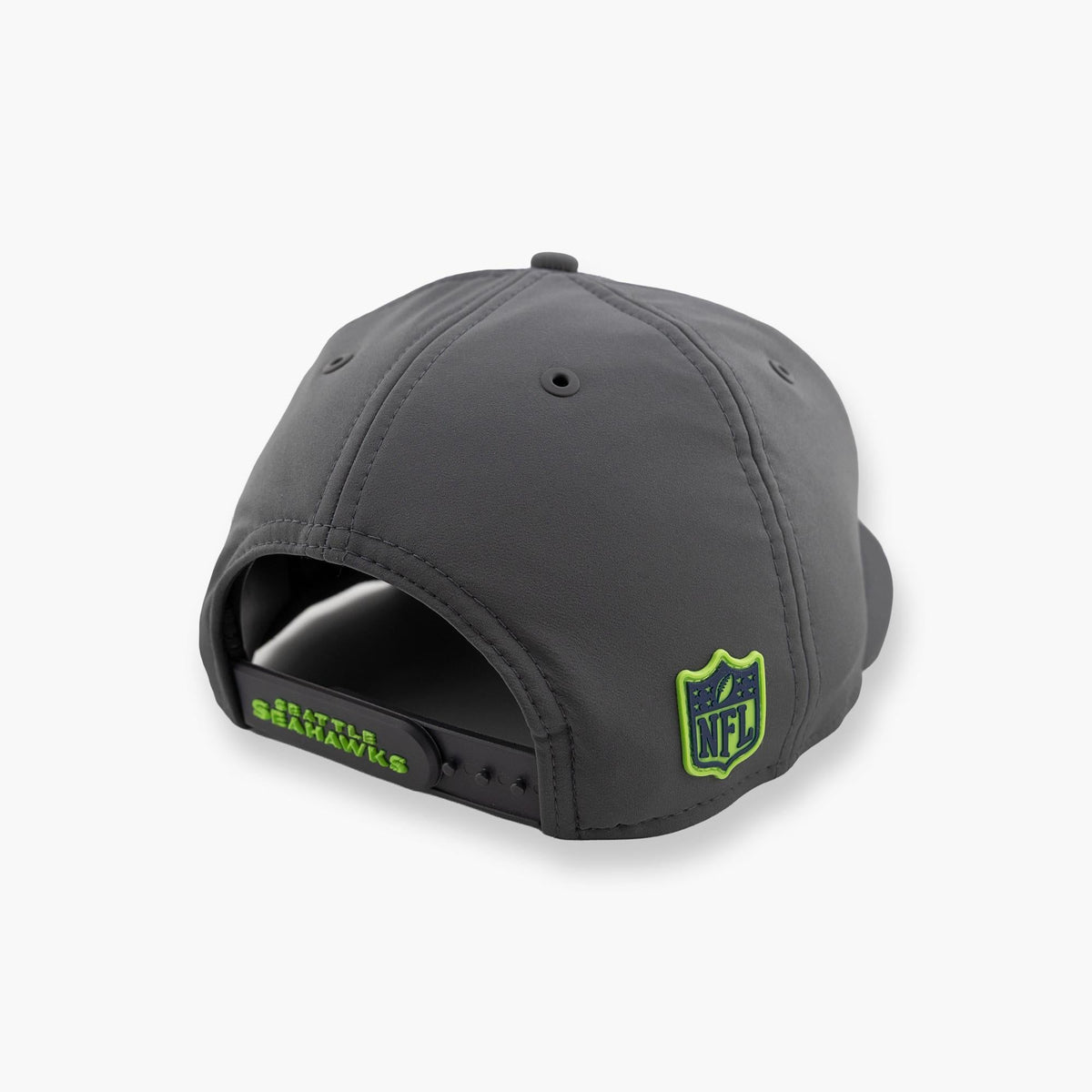 Seattle Seahawks 2026 Sideline Cold Weather Primary Charcoal Snapback