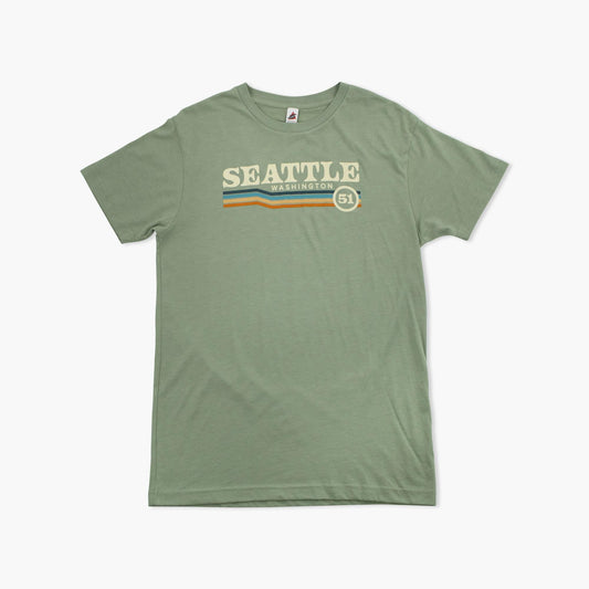 In The Groove Avocado Heather Seattle T-Shirt