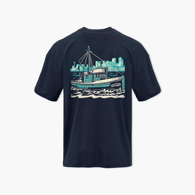 The Northwest Navigator Navy T-Shirt, Big Dumper Collection